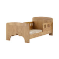 Children's Safety Bed Design: Solid Wood Construction with Slatted Base